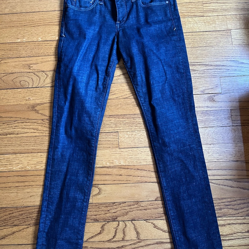 Pilcro and the Letterpress Dark Blue Straight Leg Jeans